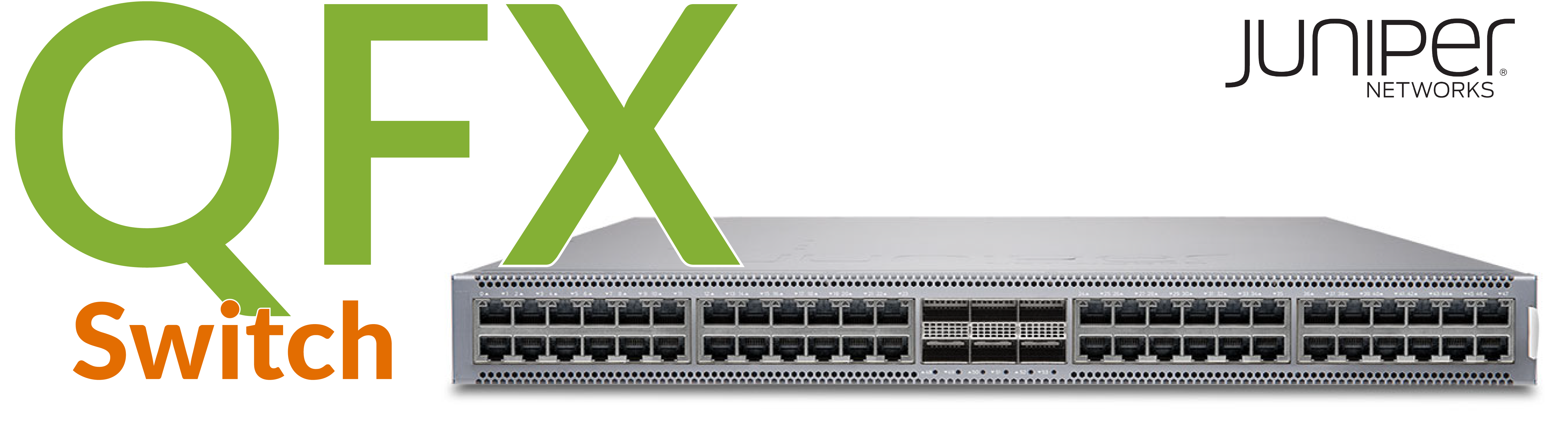 Juniper Networks QFX 系列提供豐富的網路介面，適用於標準或Juniper專屬的網路架構部署，可協助建置雲端服務、網路虛擬化、軟體定義式網路等環境